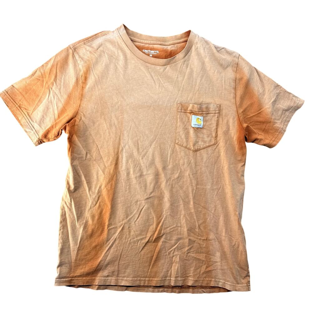 Carhartt Work In Progress WIP Short Sleeve Pocket T Shirt Men's Medium Faded